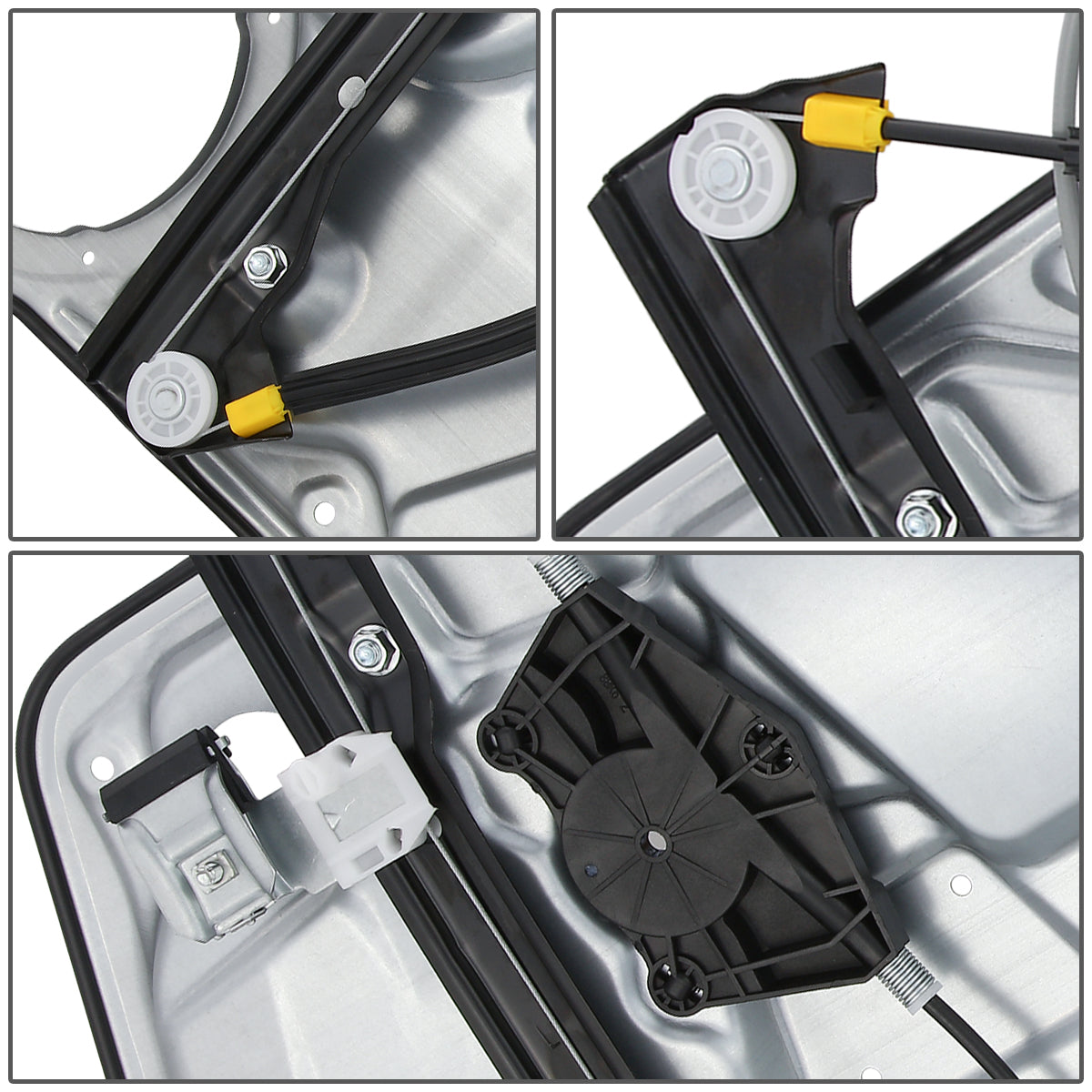 REGULADOR DE VENTANA WINDOW MOTORS & REGULATORS - METALLIC - 98-11 VOLKSWAGEN BEETLE HATCHBACK - METALLIC - BARE STEEL/PLASTIC