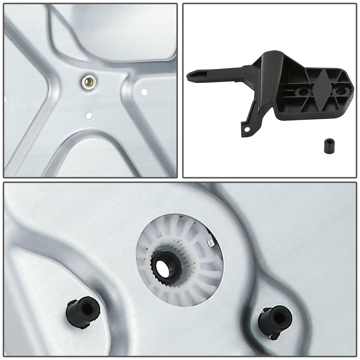 REGULADOR DE VENTANA WINDOW MOTORS & REGULATORS - METALLIC - 98-11 VOLKSWAGEN BEETLE HATCHBACK - METALLIC - BARE STEEL/PLASTIC