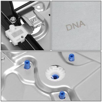 REGULADOR DE VENTANA WINDOW MOTORS & REGULATORS - METALLIC - 98-11 VOLKSWAGEN BEETLE HATCHBACK - FITS POWER WINDOWS MODEL - METALLIC - BARE STEEL/PLASTIC