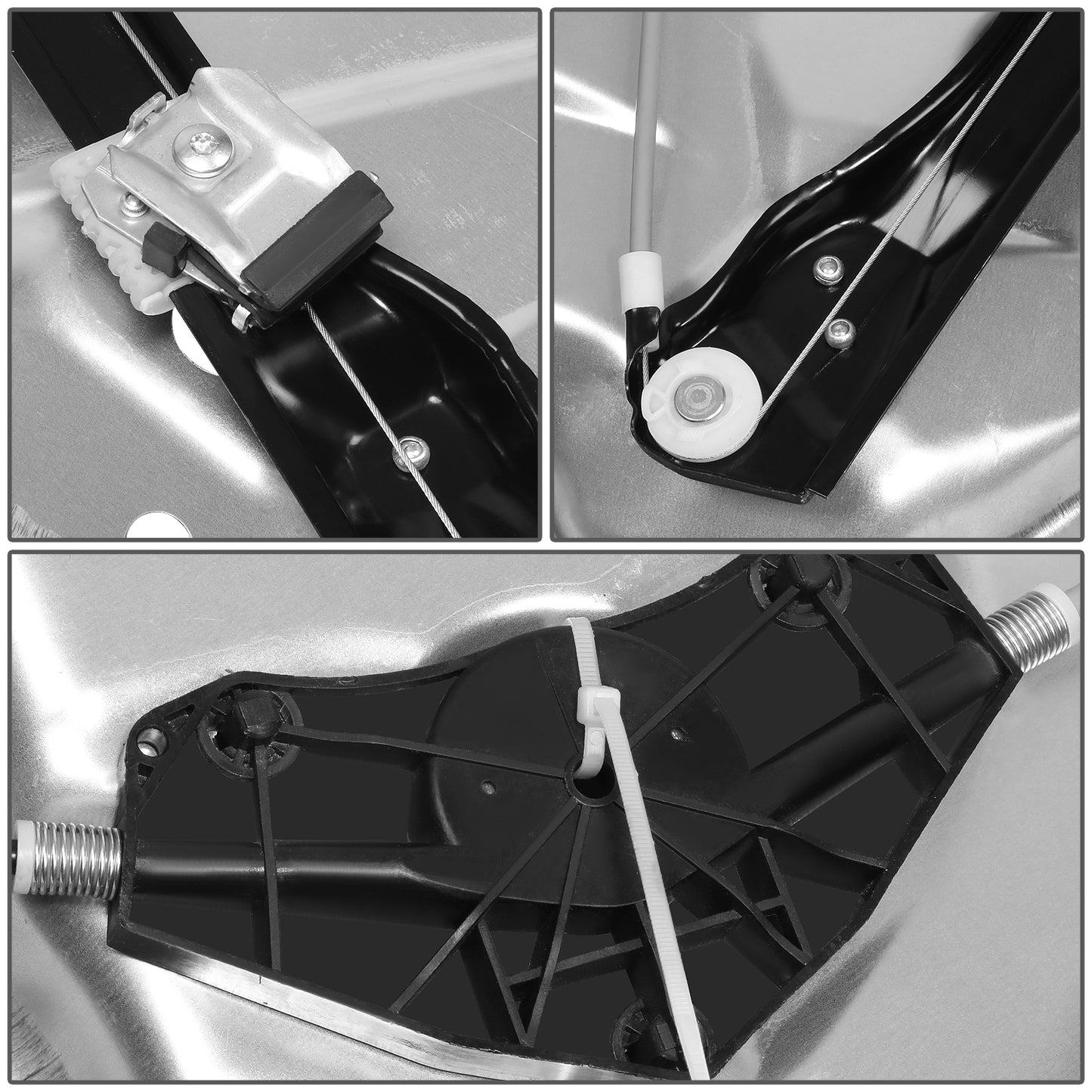 REGULADOR DE VENTANA WINDOW MOTORS & REGULATORS - METALLIC - 06-08 VOLKSWAGEN PASSAT - METALLIC - BARE STEEL/PLASTIC