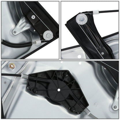 REGULADOR DE VENTANA WINDOW MOTORS & REGULATORS - METALLIC - 06-08 VOLKSWAGEN PASSAT - METALLIC - BARE STEEL/PLASTIC