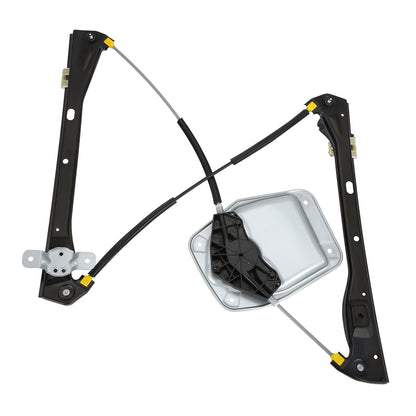 REGULADOR DE VENTANA WINDOW MOTORS & REGULATORS - METALLIC - 07-10 VOLKSWAGEN GOLF CITY/07-09 VOLKSWAGEN GTI/06-09 VOLKSWAGEN RABBIT - FITS 4-DOOR MODELS ONLY - METALLIC - BARE STEEL/PLASTIC