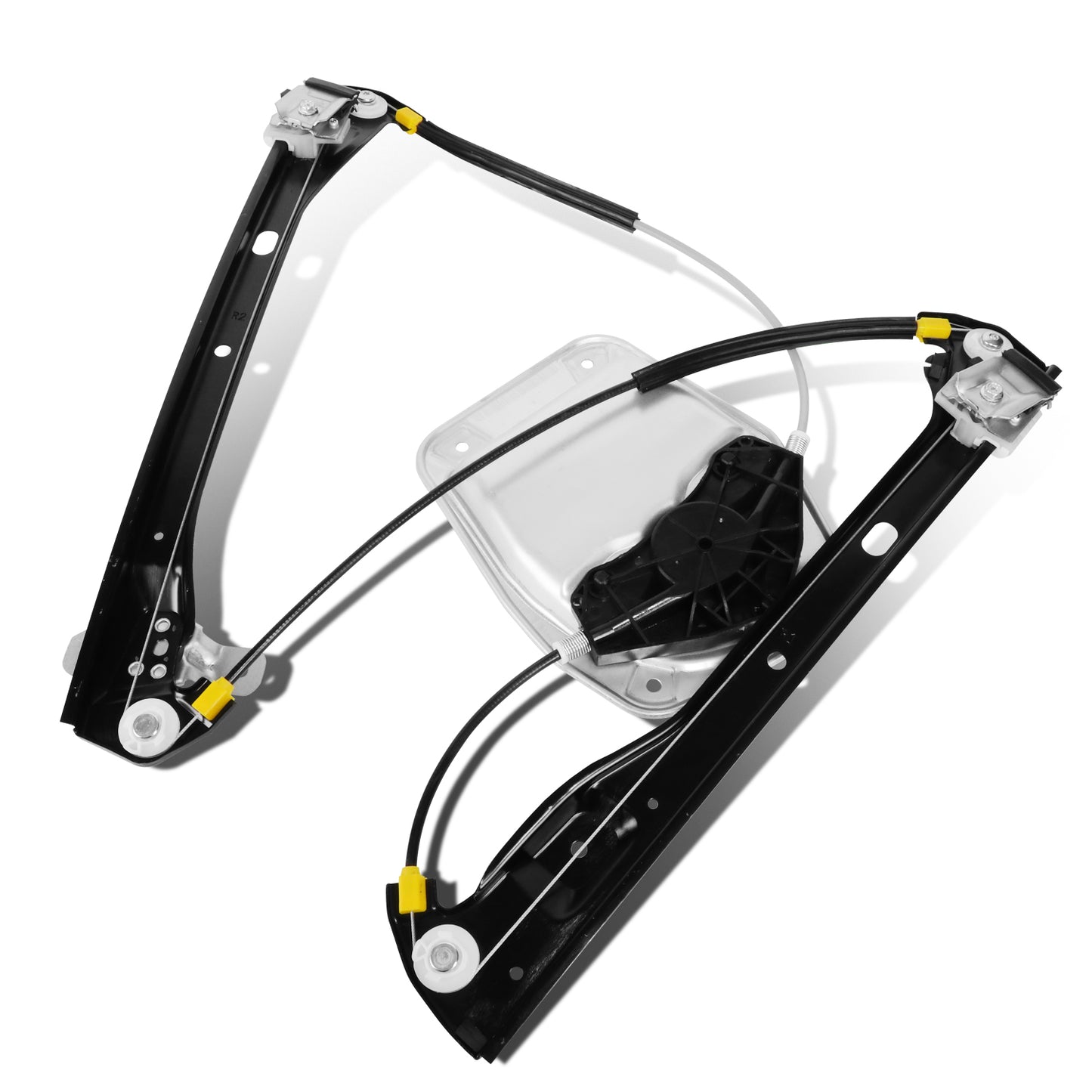 REGULADOR DE VENTANA WINDOW MOTORS & REGULATORS - METALLIC - 07-10 VOLKSWAGEN GOLF CITY/07-09 VOLKSWAGEN GTI/06-09 VOLKSWAGEN RABBIT - FITS 4-DR MODELS - METALLIC - BARE STEEL/PLASTIC