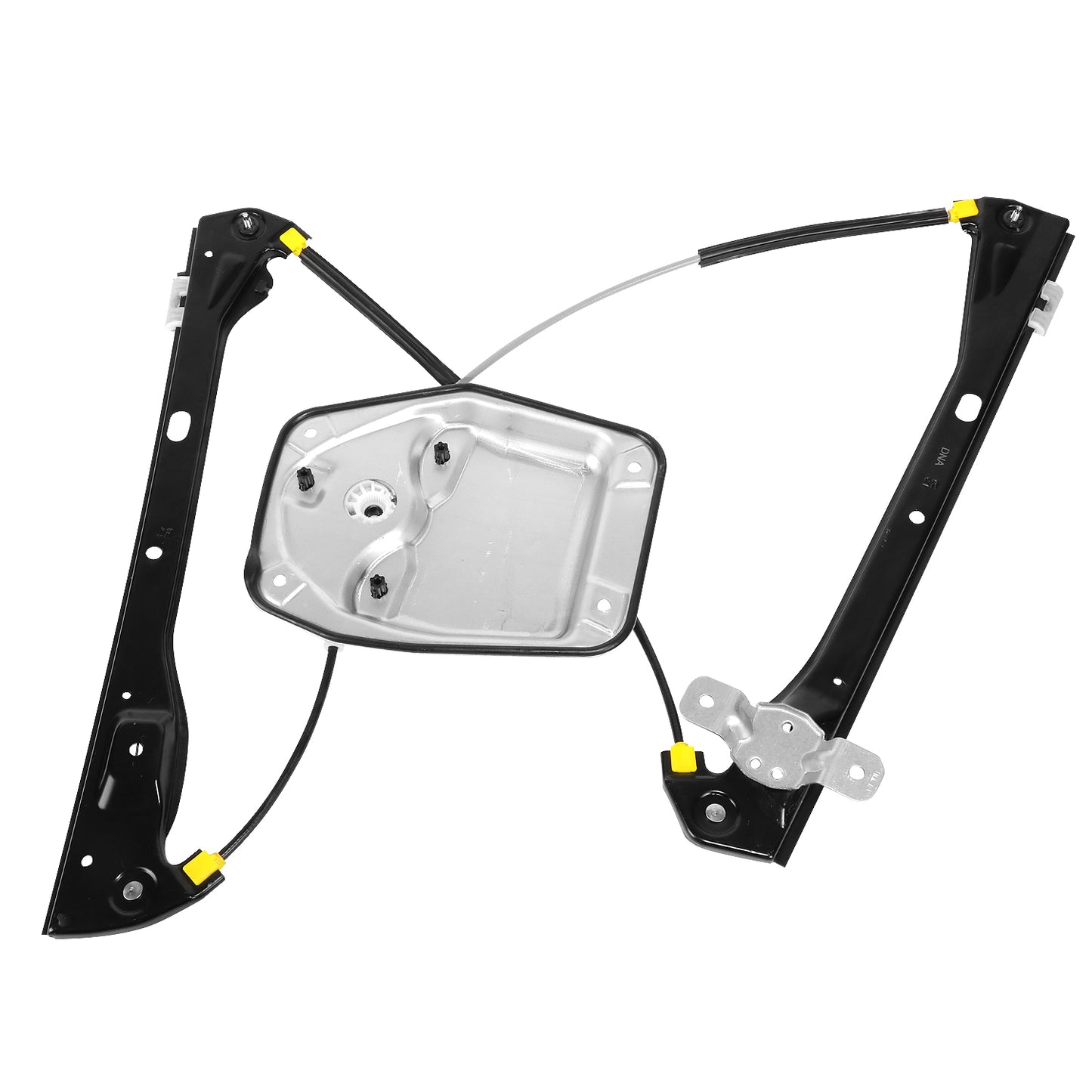 REGULADOR DE VENTANA WINDOW MOTORS & REGULATORS - METALLIC - 07-10 VOLKSWAGEN GOLF CITY/07-09 VOLKSWAGEN GTI/06-09 VOLKSWAGEN RABBIT - FITS 4-DR MODELS - METALLIC - BARE STEEL/PLASTIC