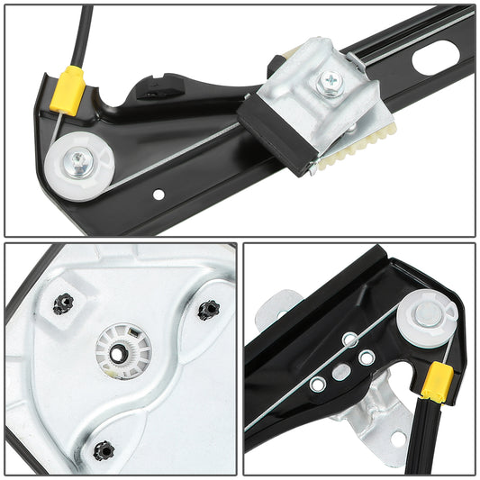 REGULADOR DE VENTANA WINDOW MOTORS & REGULATORS - METALLIC - 05-10 VOLKSWAGEN BORA/10 VOLKSWAGEN GLI/05-14 VOLKSWAGEN JETTA - FITS SEDAN / WAGON MODELS - METALLIC - BARE STEEL/PLASTIC