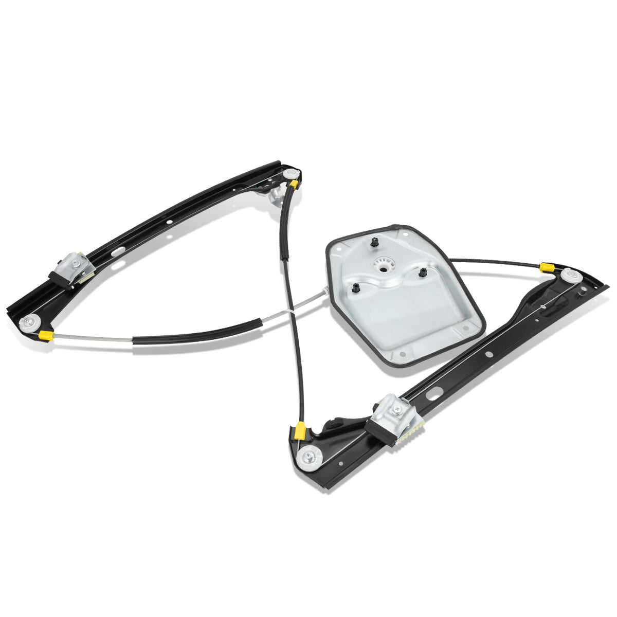 REGULADOR DE VENTANA WINDOW MOTORS & REGULATORS - METALLIC - 05-10 VOLKSWAGEN BORA/10 VOLKSWAGEN GLI/05-14 VOLKSWAGEN JETTA - FITS SEDAN / WAGON MODELS - METALLIC - BARE STEEL/PLASTIC