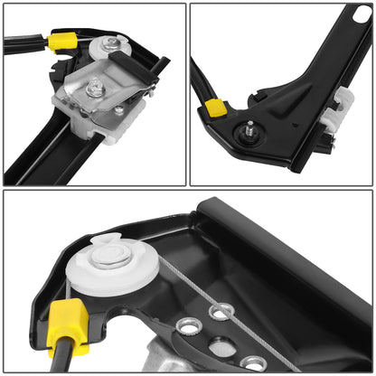 REGULADOR DE VENTANA WINDOW MOTORS & REGULATORS - METALLIC - 05-10 VOLKSWAGEN BORA/10 VOLKSWAGEN GLI/05-14 VOLKSWAGEN JETTA - METALLIC - BARE STEEL/PLASTIC