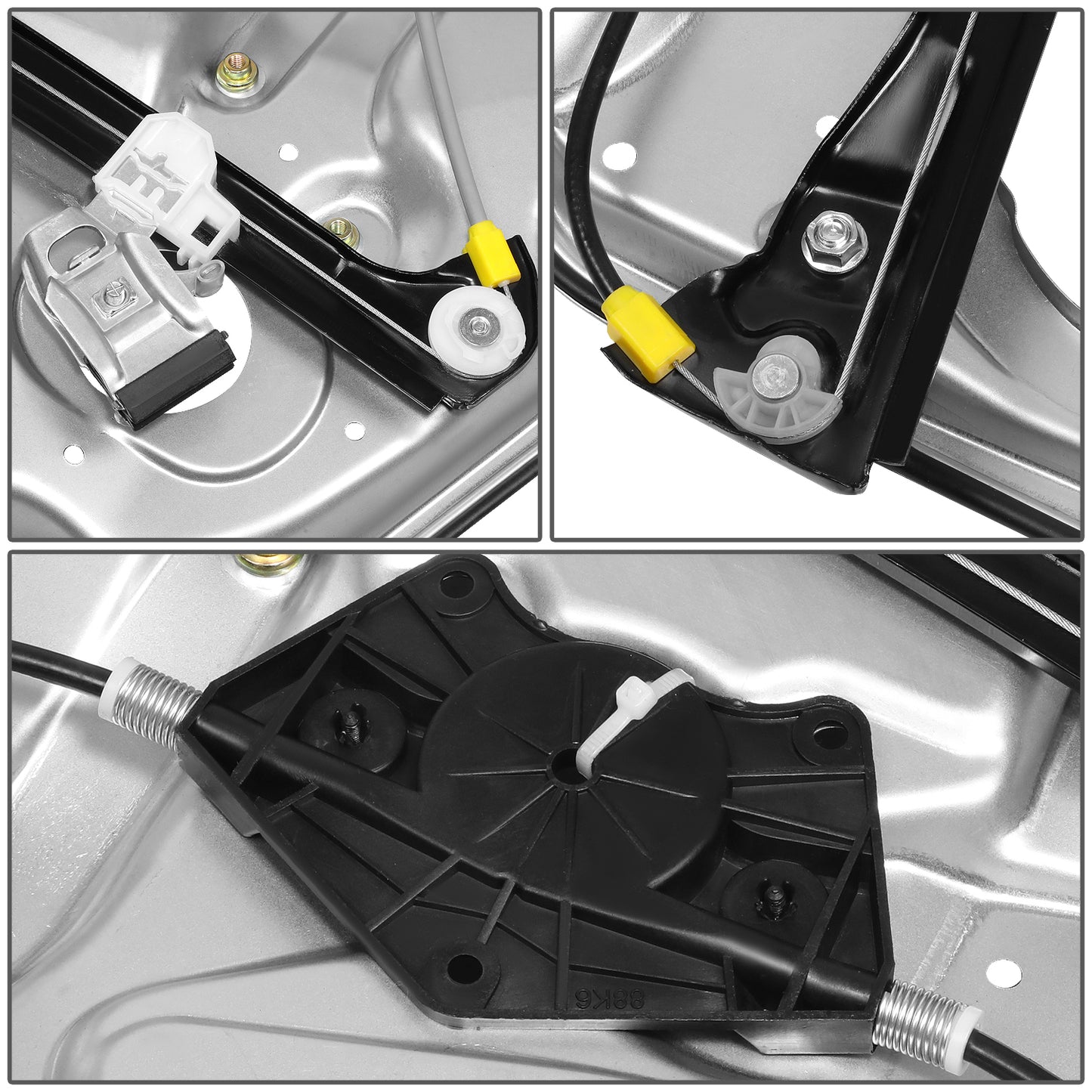 REGULADOR DE VENTANA WINDOW MOTORS & REGULATORS - METALLIC - 98-05 VOLKSWAGEN PASSAT - METALLIC - BARE STEEL/PLASTIC