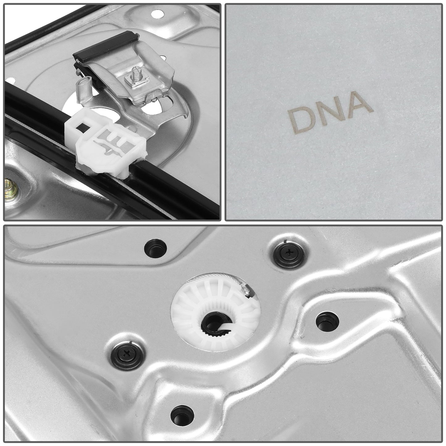 REGULADOR DE VENTANA WINDOW MOTORS & REGULATORS - METALLIC - 98-05 VOLKSWAGEN PASSAT - METALLIC - BARE STEEL/PLASTIC