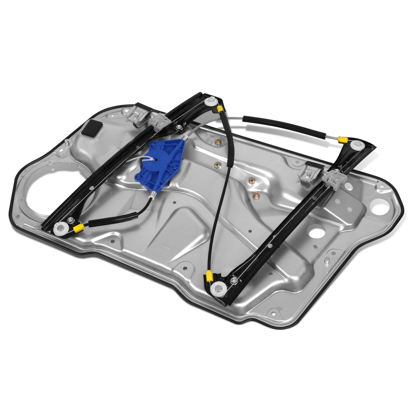 REGULADOR DE VENTANA WINDOW MOTORS & REGULATORS - METALLIC - 05 VOLKSWAGEN BORA/99-10 VOLKSWAGEN GOLF/99-05 VOLKSWAGEN JETTA - FITS 4-DR MODELS - METALLIC - BARE STEEL/PLASTIC