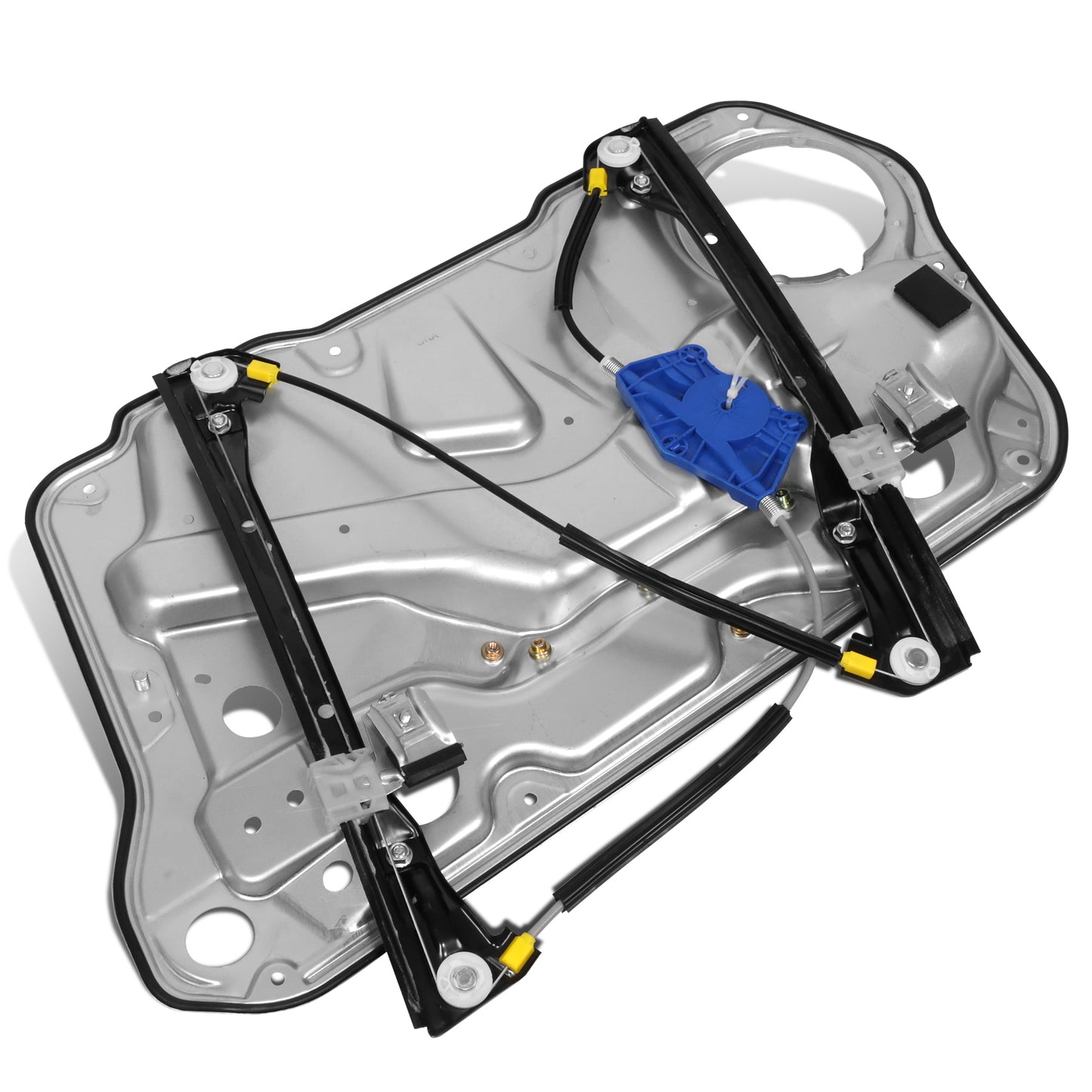 REGULADOR DE VENTANA WINDOW MOTORS & REGULATORS - METALLIC - 05 VOLKSWAGEN BORA/99-10 VOLKSWAGEN GOLF/99-05 VOLKSWAGEN JETTA - FITS 4-DR MODELS - METALLIC - BARE STEEL/PLASTIC