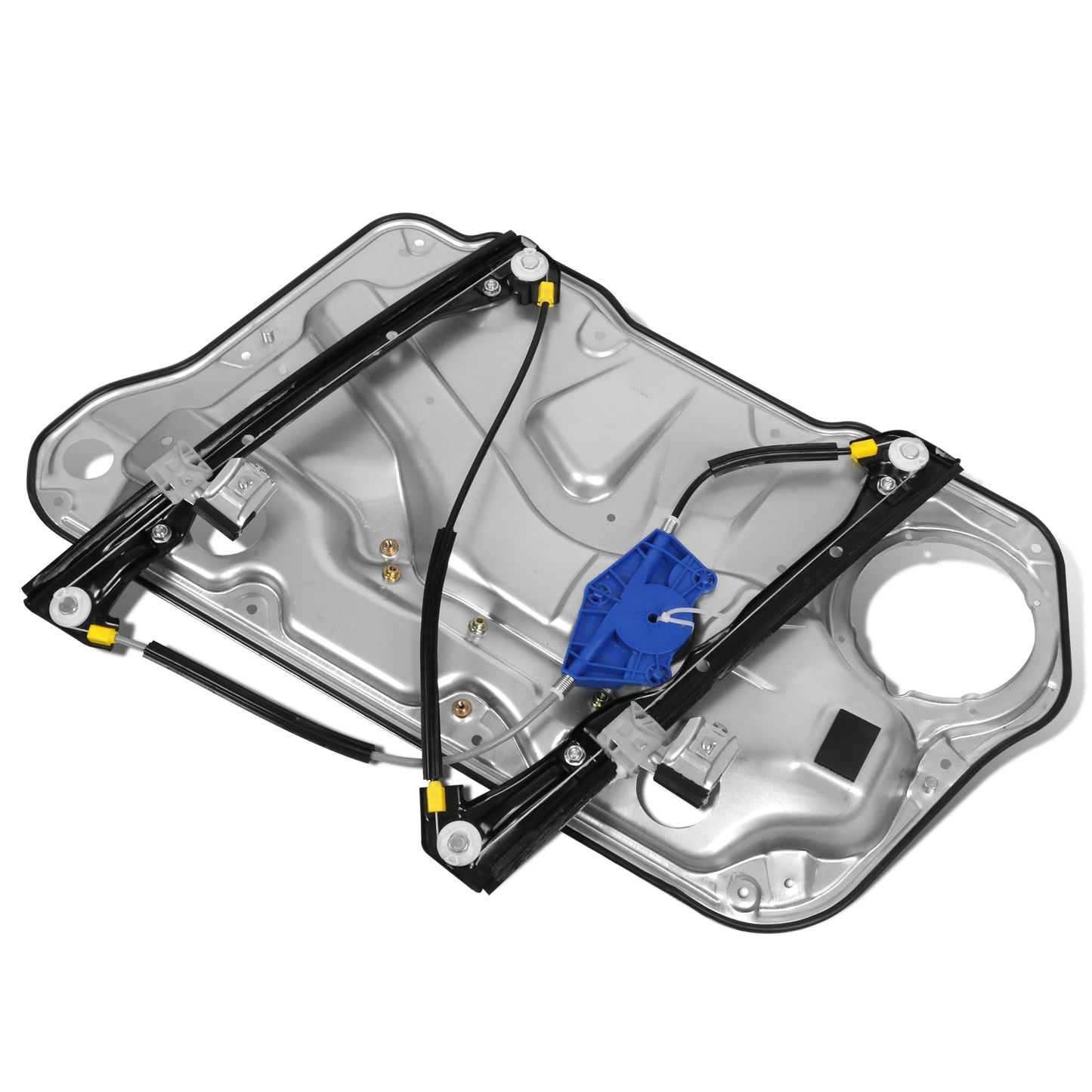 REGULADOR DE VENTANA WINDOW MOTORS & REGULATORS - METALLIC - 05 VOLKSWAGEN BORA/99-10 VOLKSWAGEN GOLF/99-05 VOLKSWAGEN JETTA - FITS 4-DR MODELS - METALLIC - BARE STEEL/PLASTIC