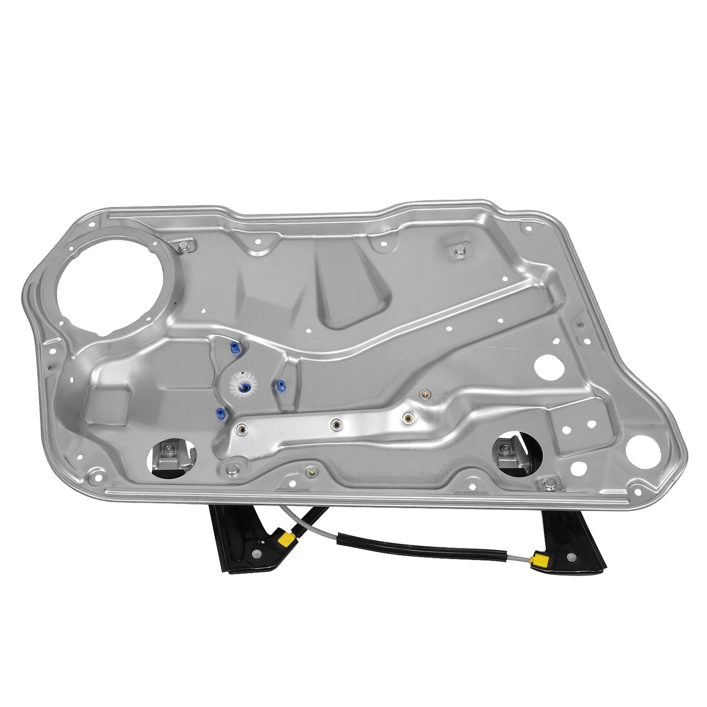 REGULADOR DE VENTANA WINDOW MOTORS & REGULATORS - METALLIC - 05 VOLKSWAGEN BORA/99-10 VOLKSWAGEN GOLF/99-05 VOLKSWAGEN JETTA - FITS 4-DR MODELS - METALLIC - BARE STEEL/PLASTIC