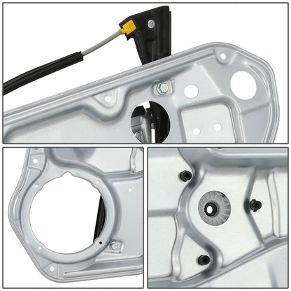 REGULADOR DE VENTANA WINDOW MOTORS & REGULATORS - METALLIC - 05 VOLKSWAGEN BORA/99-07,10 VOLKSWAGEN GOLF/99-06 VOLKSWAGEN JETTA - METALLIC - BARE STEEL/PLASTIC