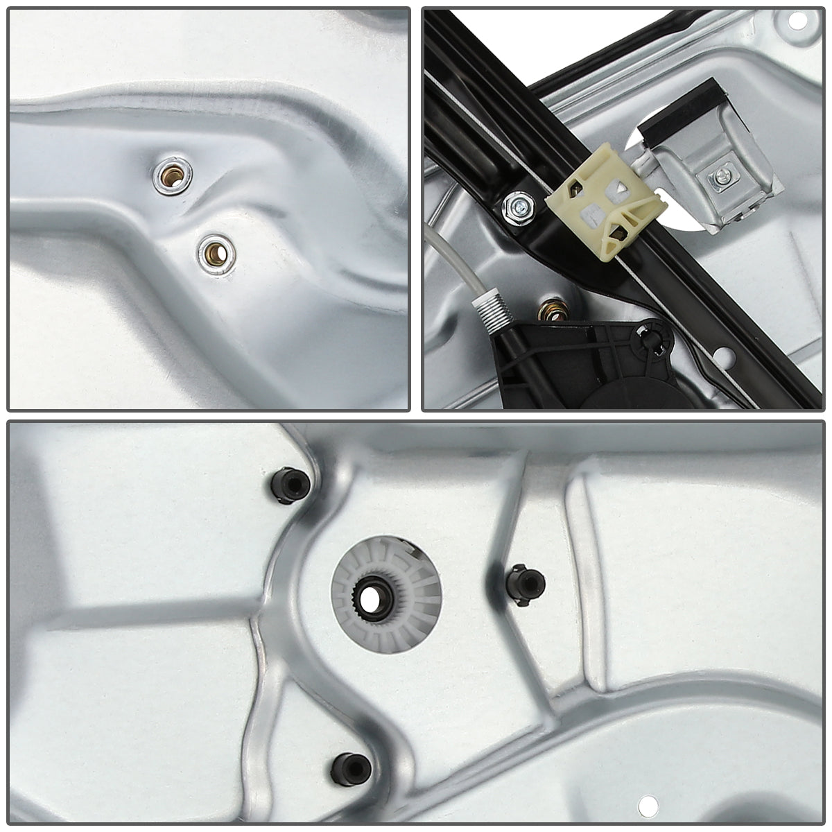 REGULADOR DE VENTANA WINDOW MOTORS & REGULATORS - METALLIC - 05 VOLKSWAGEN BORA/99-07,10 VOLKSWAGEN GOLF/99-06 VOLKSWAGEN JETTA - METALLIC - BARE STEEL/PLASTIC