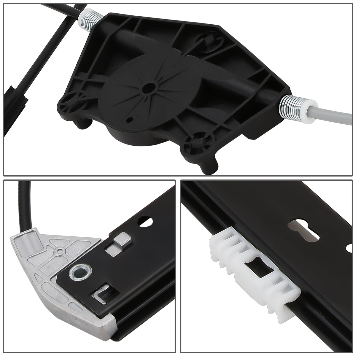 REGULADOR DE VENTANA WINDOW MOTORS & REGULATORS - METALLIC - 04-10 VOLKSWAGEN TOUAREG - METALLIC - BARE STEEL/PLASTIC