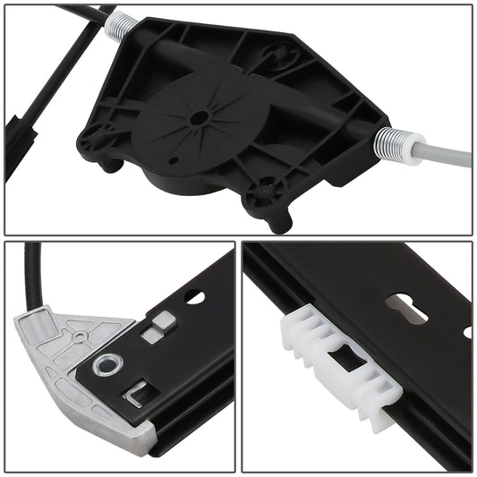 REGULADOR DE VENTANA WINDOW MOTORS & REGULATORS - METALLIC - 04-10 VOLKSWAGEN TOUAREG - METALLIC - BARE STEEL/PLASTIC