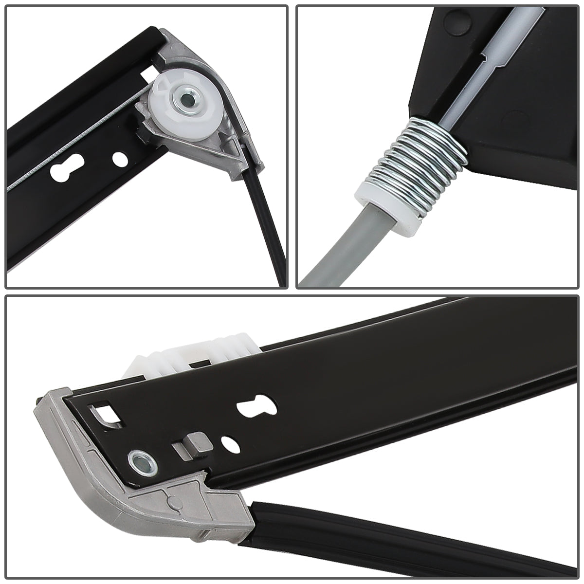 REGULADOR DE VENTANA WINDOW MOTORS & REGULATORS - METALLIC - 04-10 VOLKSWAGEN TOUAREG - METALLIC - BARE STEEL/PLASTIC