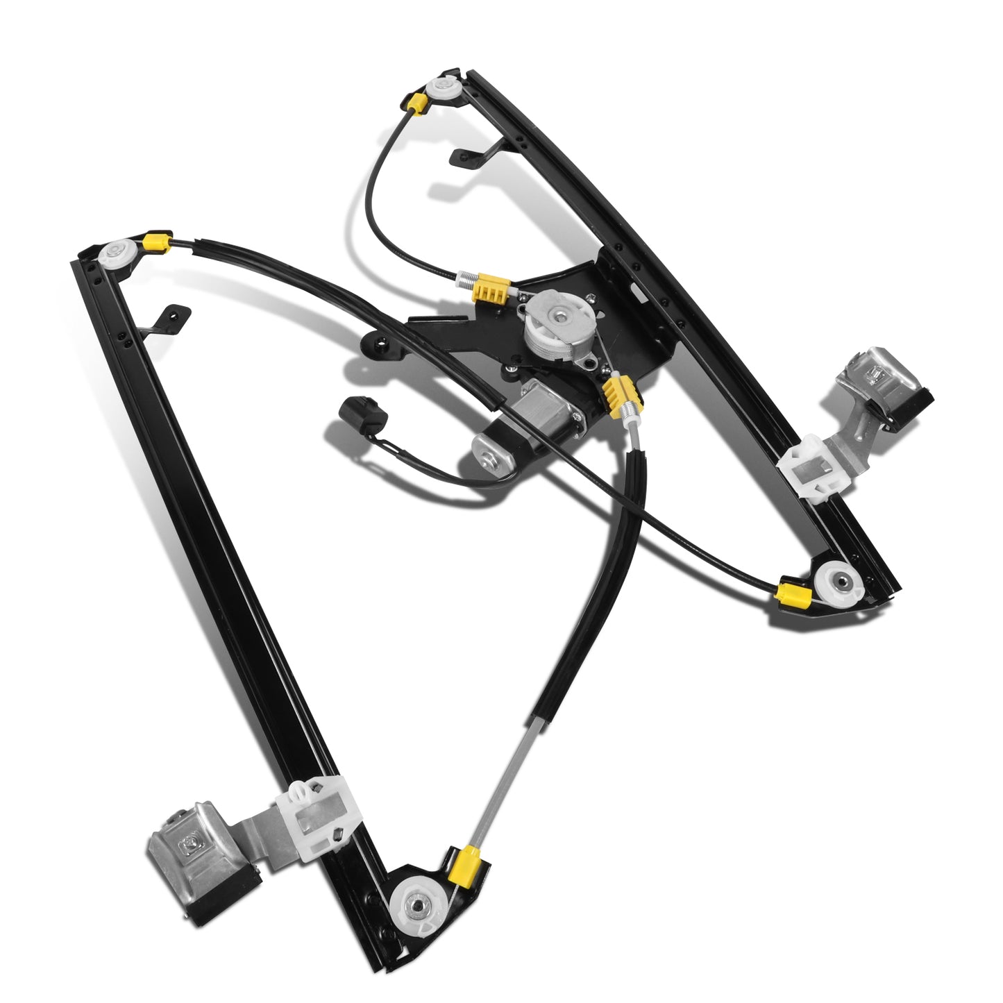 REGULADOR DE VENTANA WINDOW MOTORS & REGULATORS - METALLIC - 02-08 FORD EXPLORER/07-08 FORD EXPLORER SPORT TRAC/02-08 MERCURY MOUNTAINEER - METALLIC - BARE STEEL/PLASTIC