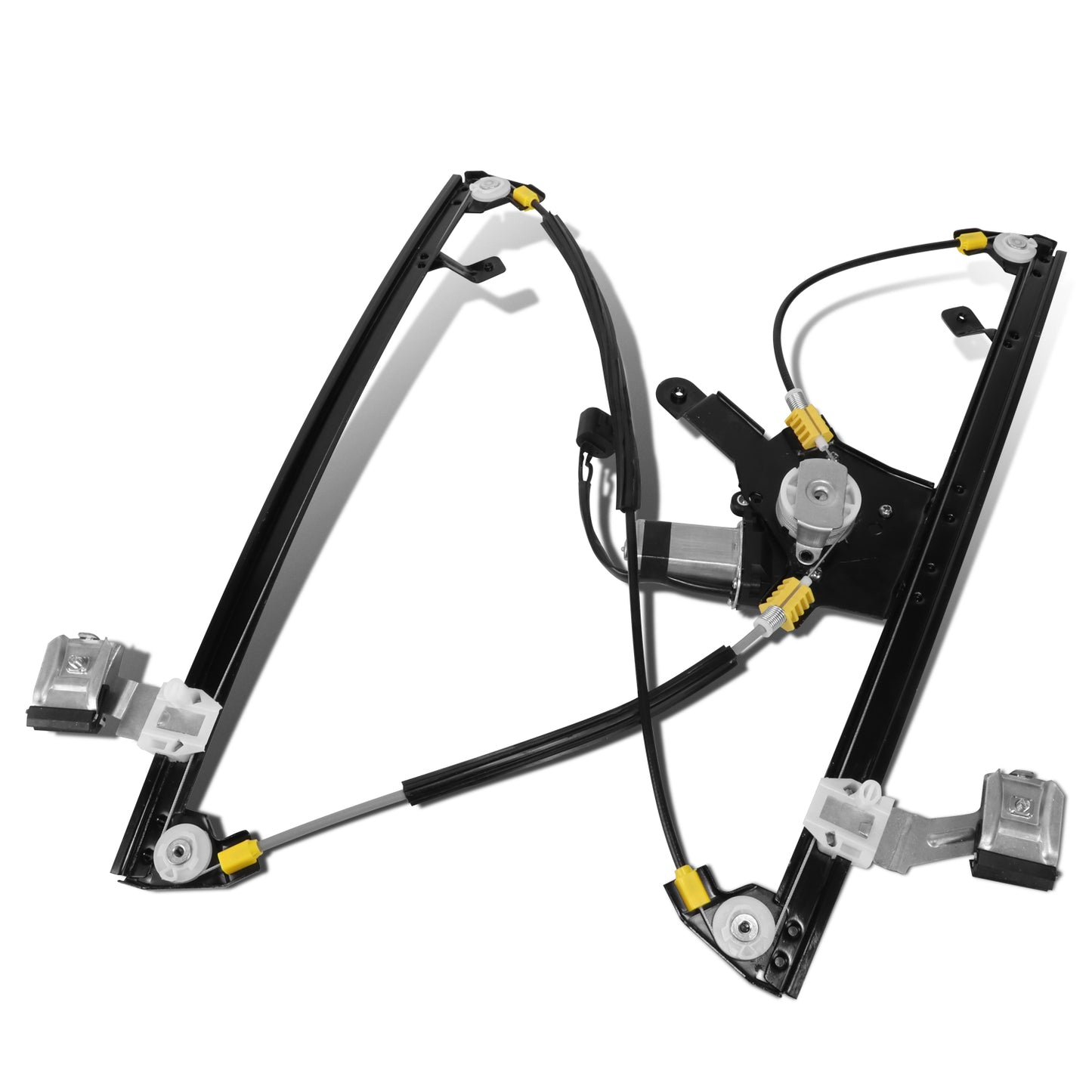 REGULADOR DE VENTANA WINDOW MOTORS & REGULATORS - METALLIC - 02-08 FORD EXPLORER/07-08 FORD EXPLORER SPORT TRAC/02-08 MERCURY MOUNTAINEER - METALLIC - BARE STEEL/PLASTIC