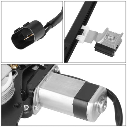 REGULADOR DE VENTANA WINDOW MOTORS & REGULATORS - METALLIC - 02-08 FORD EXPLORER/07-08 FORD EXPLORER SPORT TRAC/02-08 MERCURY MOUNTAINEER - METALLIC - BARE STEEL/PLASTIC