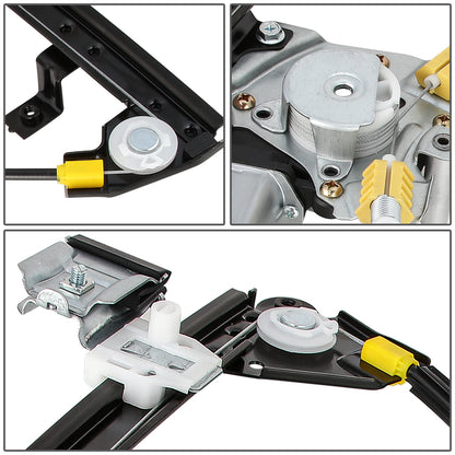 REGULADOR DE VENTANA WINDOW MOTORS & REGULATORS - METALLIC - 04-08 PONTIAC GRAND PRIX - METALLIC - BARE STEEL/PLASTIC