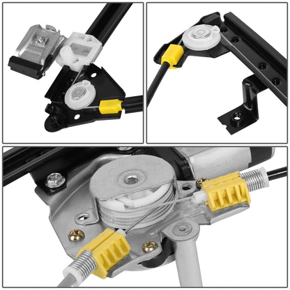 REGULADOR DE VENTANA WINDOW MOTORS & REGULATORS - METALLIC - 04-08 PONTIAC GRAND PRIX - METALLIC - BARE STEEL/PLASTIC