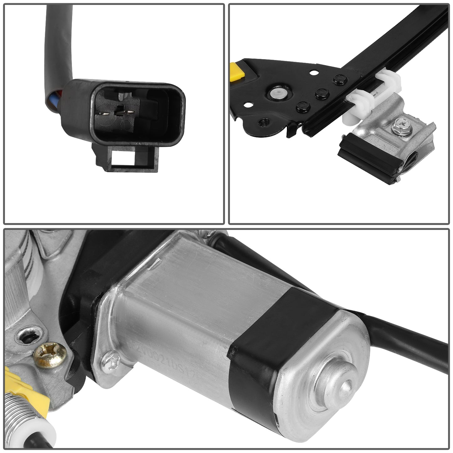 REGULADOR DE VENTANA WINDOW MOTORS & REGULATORS - METALLIC - 04-08 PONTIAC GRAND PRIX - METALLIC - BARE STEEL/PLASTIC