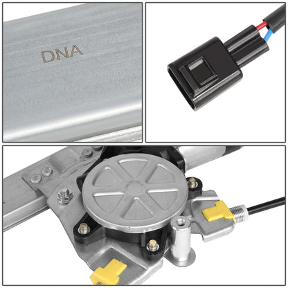 REGULADOR DE VENTANA WINDOW MOTORS & REGULATORS - METALLIC - 04-08 PONTIAC GRAND PRIX - METALLIC - BARE STEEL/PLASTIC