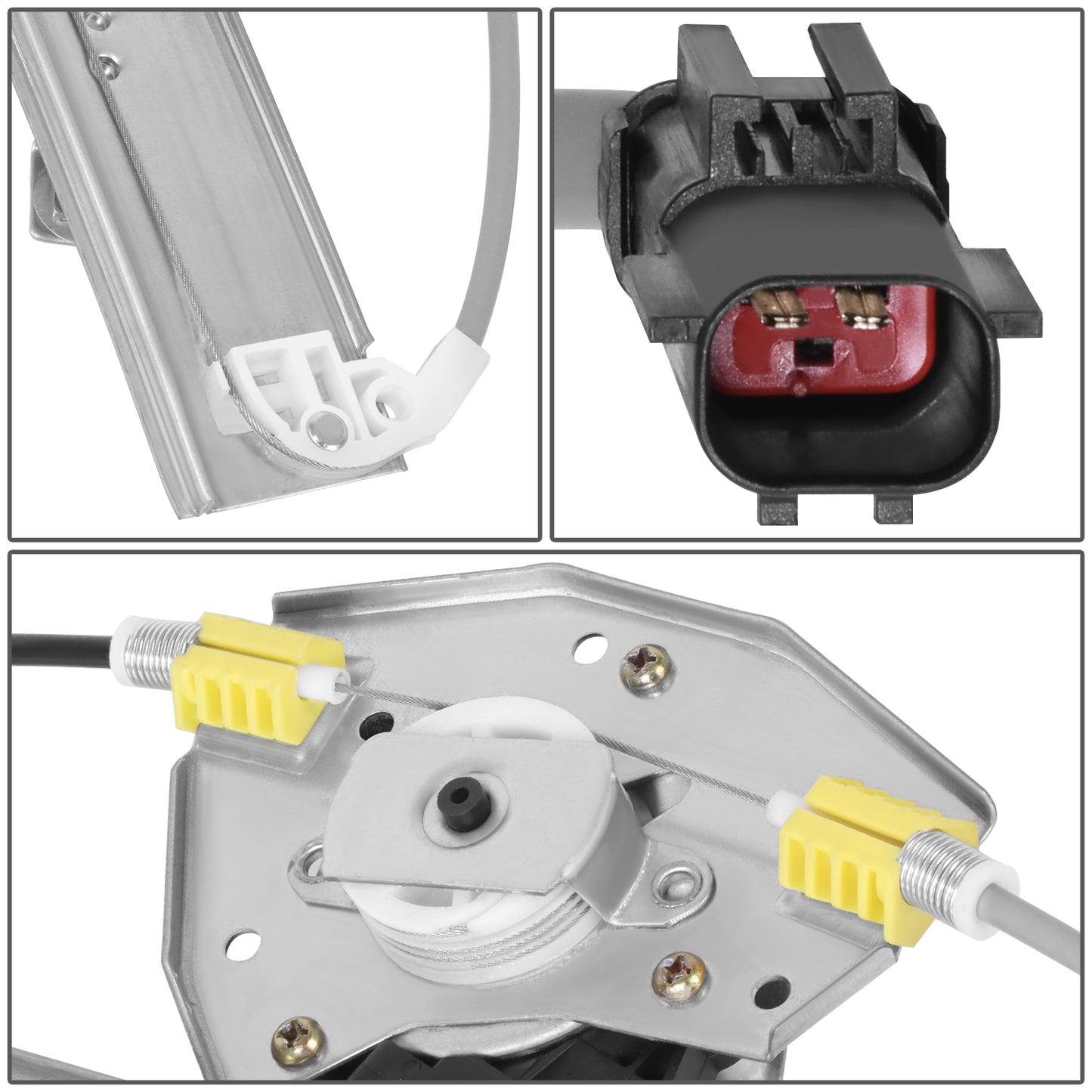 REGULADOR DE VENTANA WINDOW MOTORS & REGULATORS - JEEP GRAND CHEROKEE 1999-2000 - TO 03/09/00 - METALLIC - BARE STEEL / PLASTIC