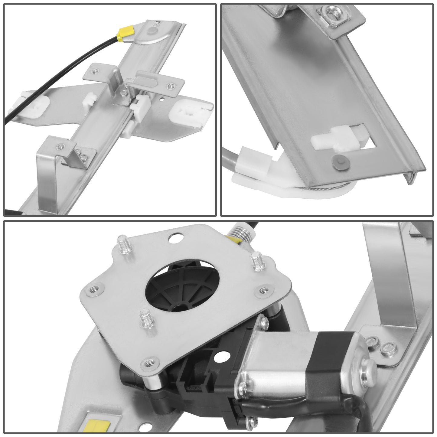 REGULADOR DE VENTANA WINDOW MOTORS & REGULATORS - JEEP GRAND CHEROKEE 1999-2000 - TO 03/09/00 - METALLIC - BARE STEEL / PLASTIC