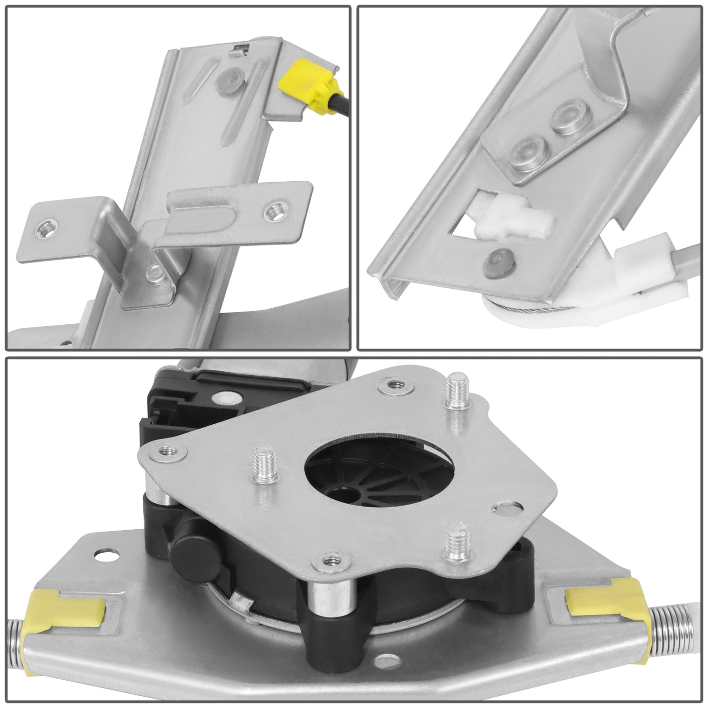 REGULADOR DE VENTANA WINDOW MOTORS & REGULATORS - JEEP GRAND CHEROKEE 1999-2000 - METALLIC - BARE STEEL / PLASTIC