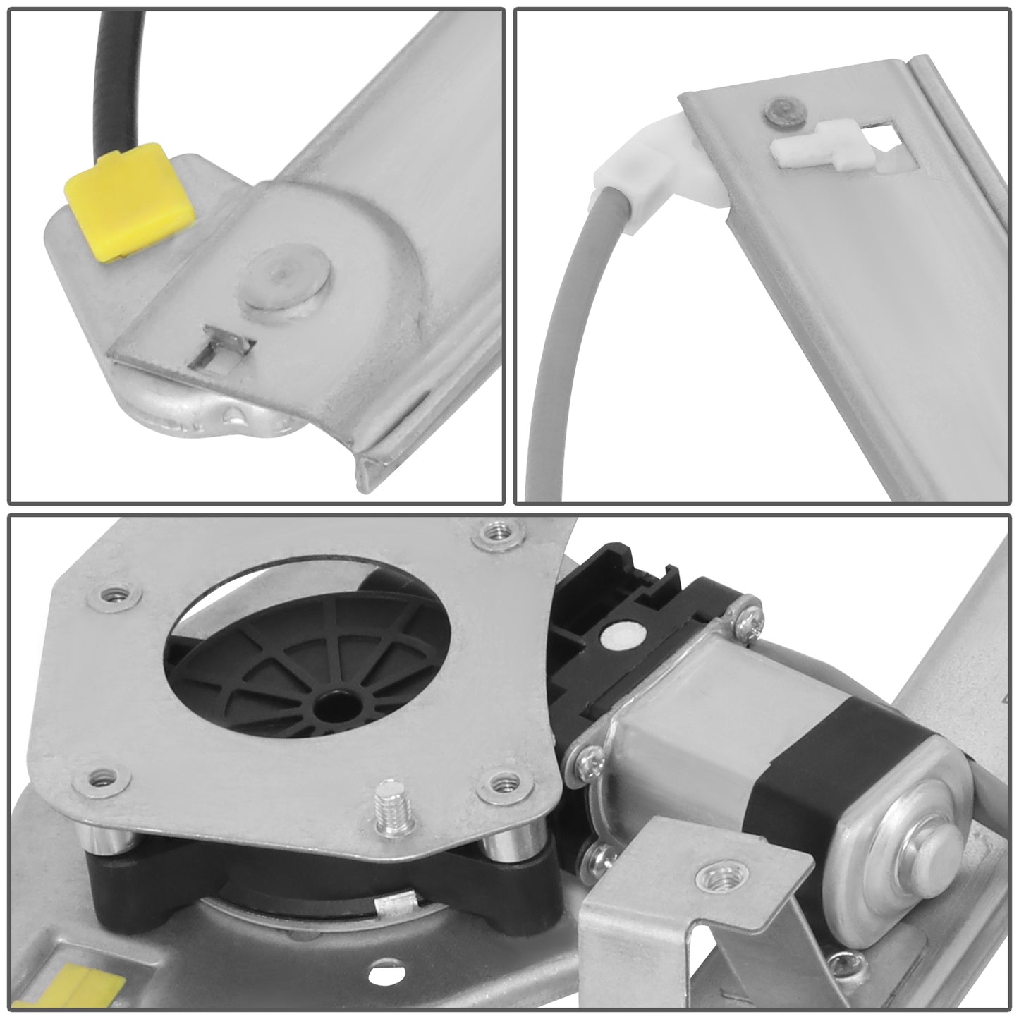 REGULADOR DE VENTANA WINDOW MOTORS & REGULATORS - JEEP GRAND CHEROKEE 2000-2004 - METALLIC - BARE STEEL / PLASTIC