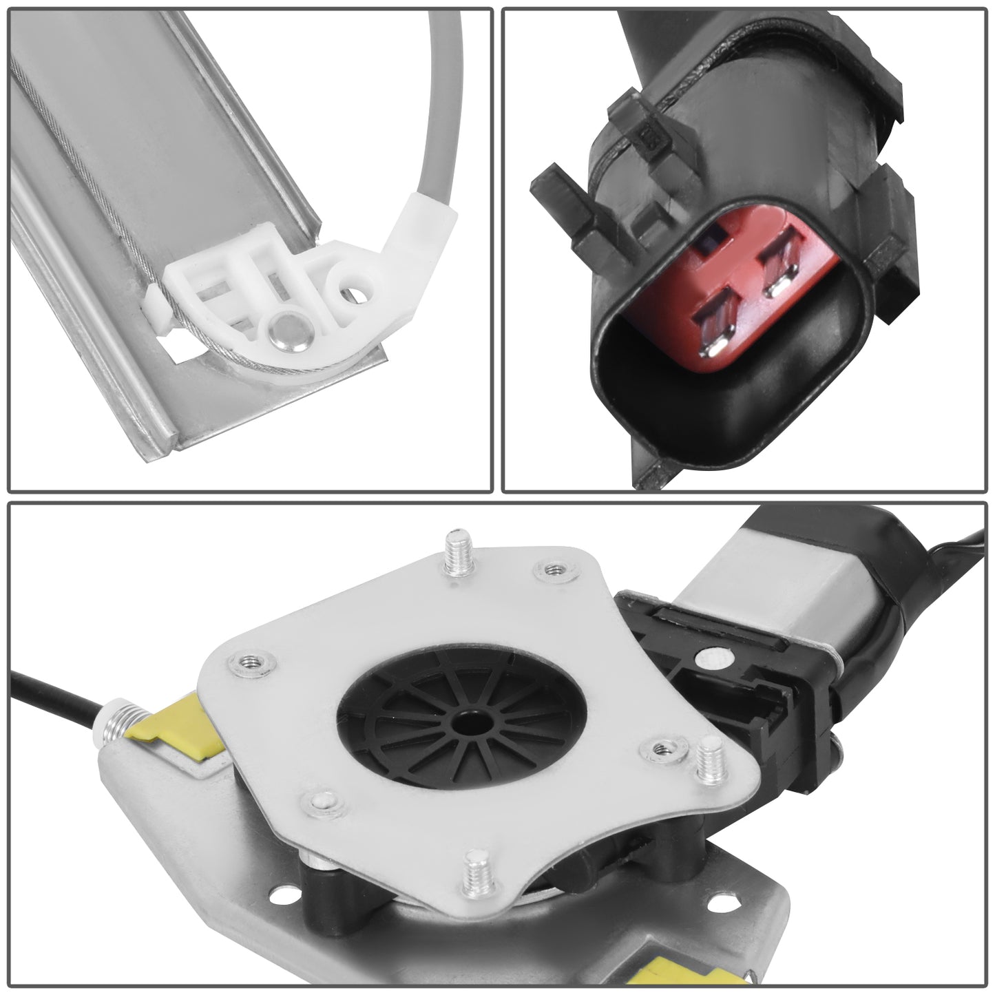 REGULADOR DE VENTANA WINDOW MOTORS & REGULATORS - JEEP GRAND CHEROKEE 2000-2004 - METALLIC - BARE STEEL / PLASTIC