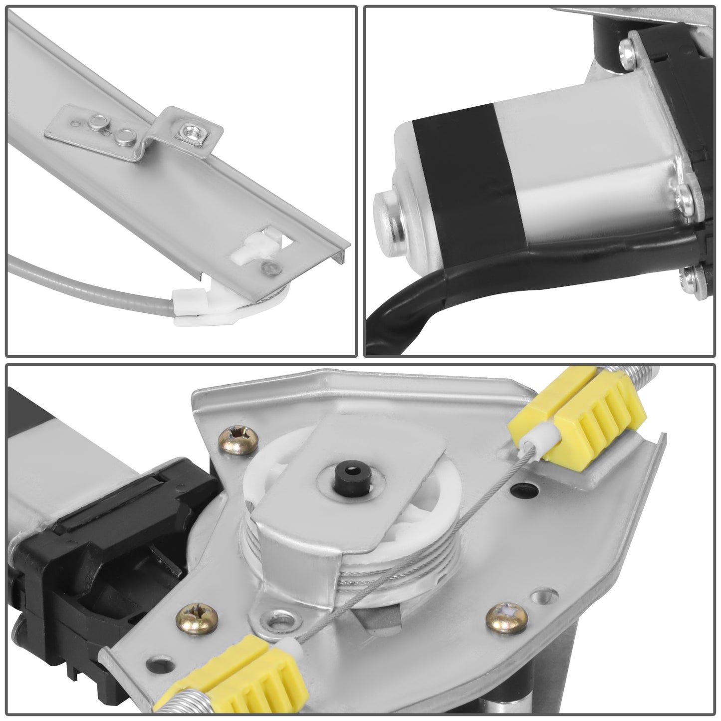 REGULADOR DE VENTANA WINDOW MOTORS & REGULATORS - JEEP GRAND CHEROKEE 2000-2004 - METALLIC - BARE STEEL / PLASTIC