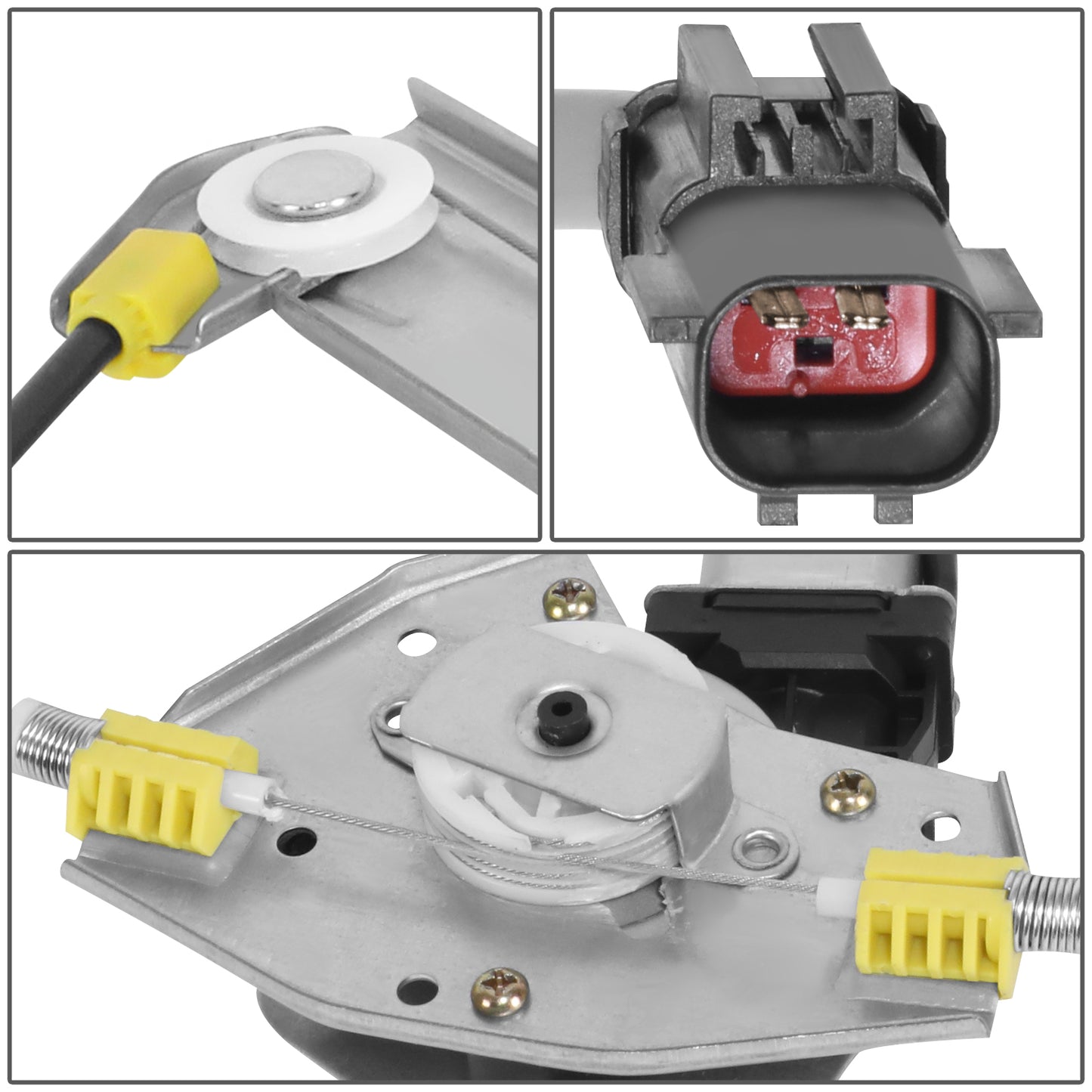 REGULADOR DE VENTANA WINDOW MOTORS & REGULATORS - JEEP GRAND CHEROKEE 2001-2004 - METALLIC - BARE STEEL / PLASTIC