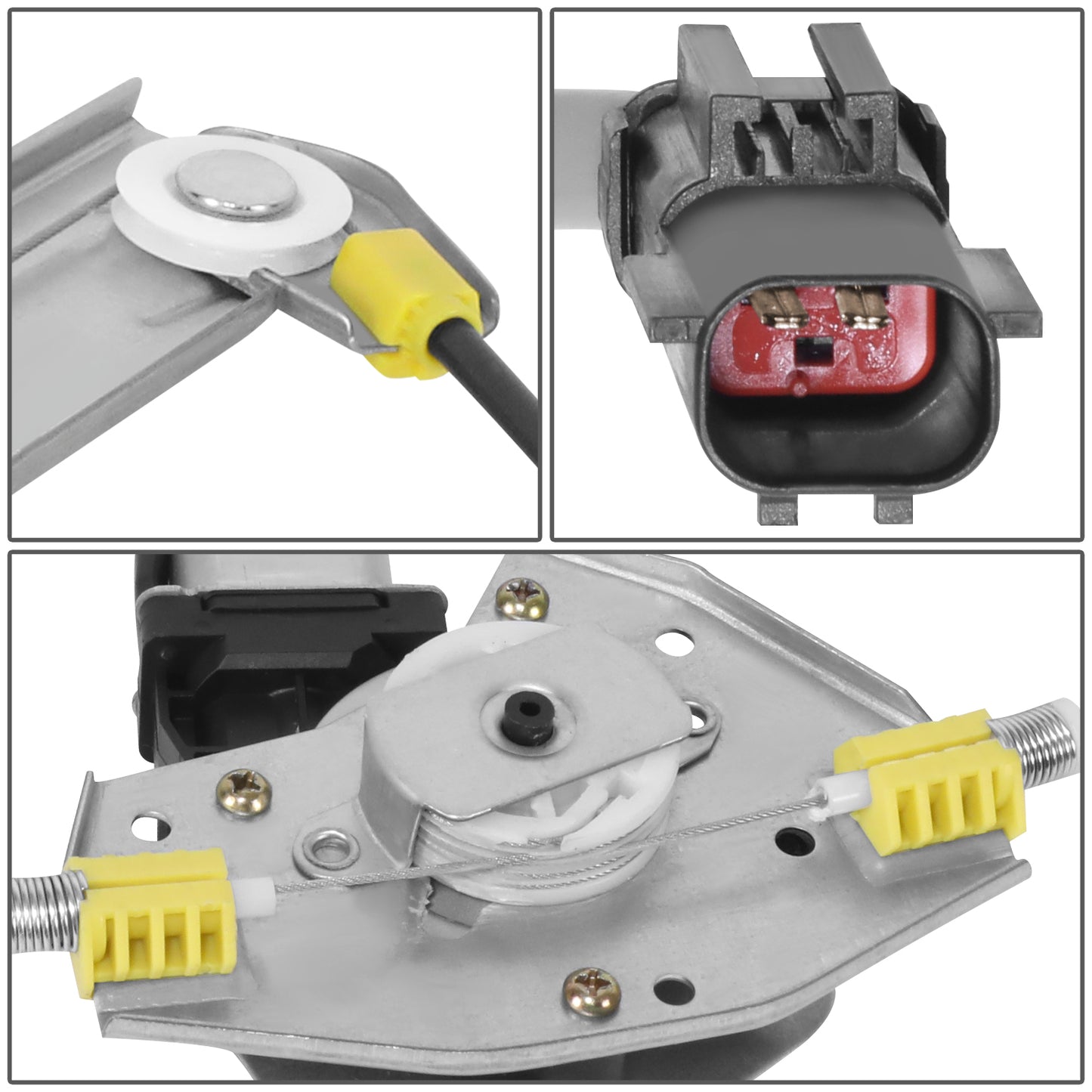 REGULADOR DE VENTANA WINDOW MOTORS & REGULATORS - JEEP GRAND CHEROKEE 2001-2004 - METALLIC - BARE STEEL / PLASTIC