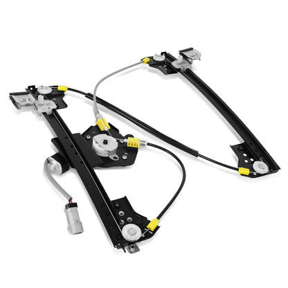 REGULADOR DE VENTANA WINDOW MOTORS & REGULATORS - CHRYSLER 300 2005-2010 / DODGE CHARGER 2006-2010 / DODGE MAGNUM 2005-2008 - EXC. ANTI-PINCH - W/ 2 WIRES - W/O ONE TOUCH UP - METALLIC - BARE STEEL / PLASTIC