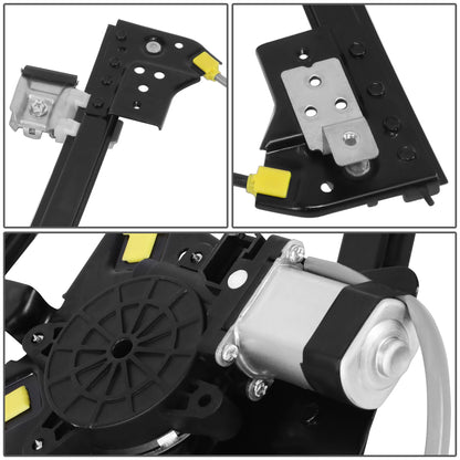 REGULADOR DE VENTANA WINDOW MOTORS & REGULATORS - CHRYSLER 300 2005-2010 / DODGE CHARGER 2006-2010 / DODGE MAGNUM 2005-2008 - EXC. ANTI-PINCH - W/ 2 WIRES - W/O ONE TOUCH UP - METALLIC - BARE STEEL / PLASTIC