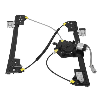 REGULADOR DE VENTANA WINDOW MOTORS & REGULATORS - CHRYSLER 300 2005-2010 / DODGE CHARGER 2006-2010 / DODGE MAGNUM 2005-2008 - EXC. ANTI-PINCH - W/ 2 WIRES - W/O ONE TOUCH UP - METALLIC - BARE STEEL / PLASTIC