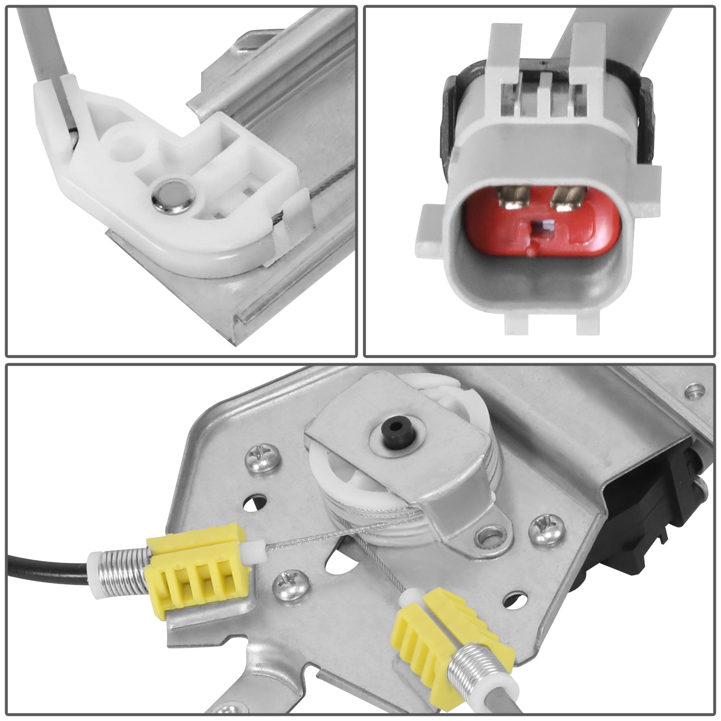 REGULADOR DE VENTANA WINDOW MOTORS & REGULATORS - CHRYSLER 300 2005-2010 / DODGE CHARGER 2006-2010 / DODGE MAGNUM 2005-2008 - METALLIC - BARE STEEL / PLASTIC