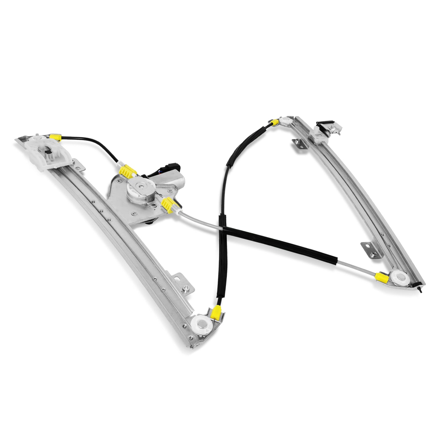 REGULADOR DE VENTANA WINDOW MOTORS & REGULATORS - CHRYSLER TOWN & COUNTRY 2008-2016 / DODGE GRAND CARAVAN 2008-2020 / RAM C/V 2012-2015 - W/ 6PIN CONNECTOR - W/ AUTO-UP - METALLIC - BARE STEEL / PLASTIC