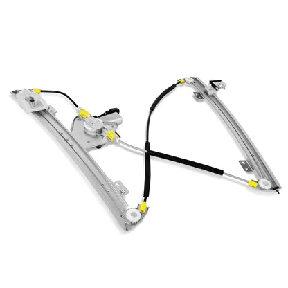 REGULADOR DE VENTANA WINDOW MOTORS & REGULATORS - CHRYSLER TOWN & COUNTRY 2008-2016 / DODGE GRAND CARAVAN 2008-2020 / RAM C/V 2012-2015 - W/ 6PIN CONNECTOR - W/ AUTO-UP - METALLIC - BARE STEEL / PLASTIC