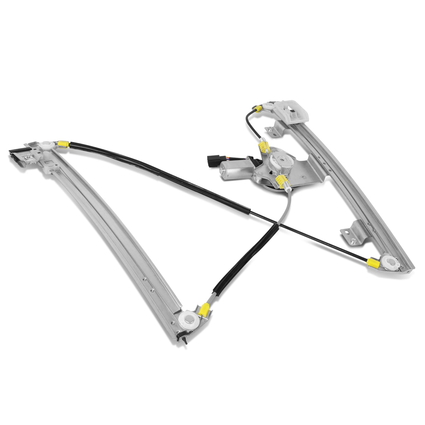 REGULADOR DE VENTANA WINDOW MOTORS & REGULATORS - CHRYSLER TOWN & COUNTRY 2008-2016 / DODGE GRAND CARAVAN 2008-2020 / RAM C/V 2012-2015 - W/ 6PIN CONNECTOR - W/ AUTO-UP - METALLIC - BARE STEEL / PLASTIC