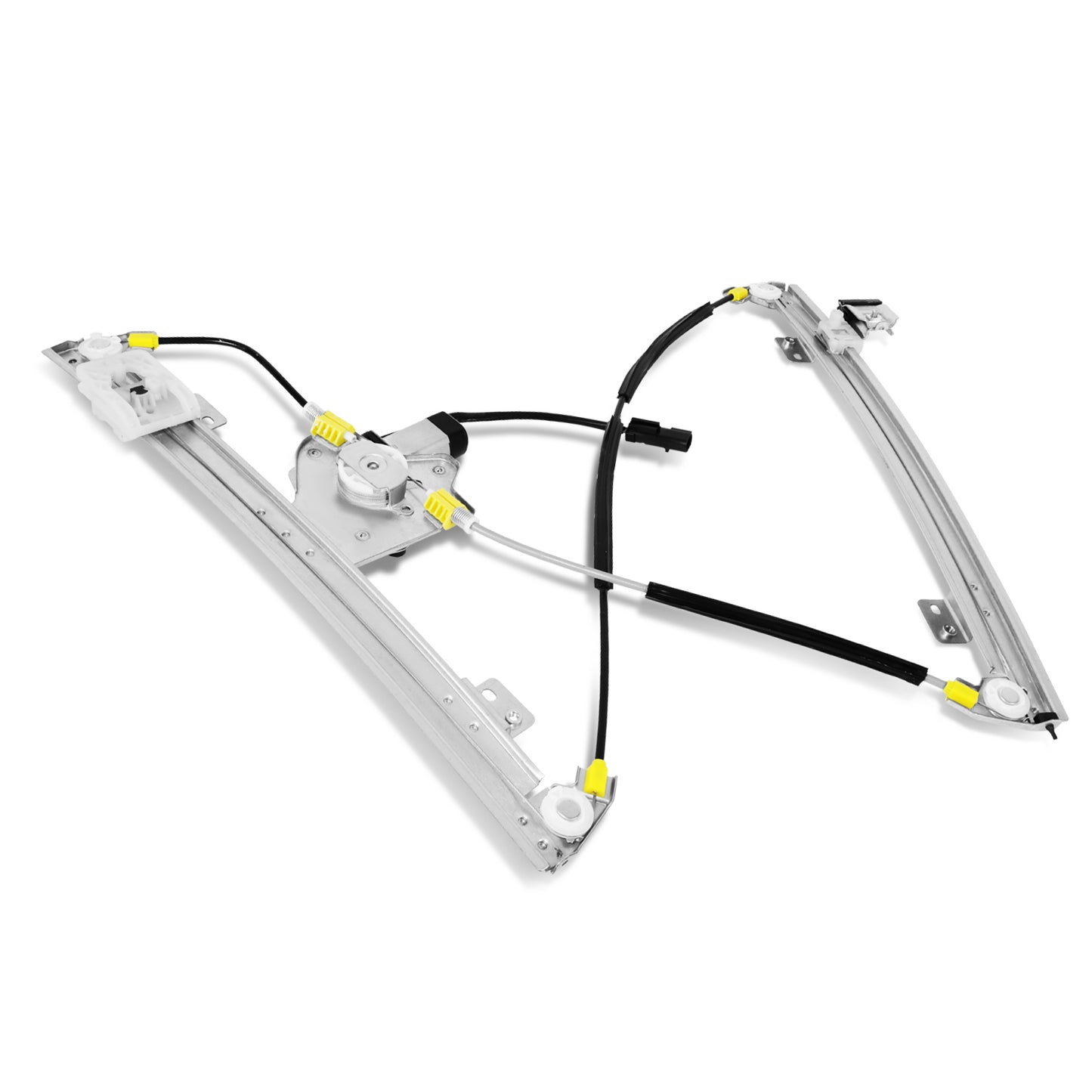 REGULADOR DE VENTANA WINDOW MOTORS & REGULATORS - CHRYSLER TOWN & COUNTRY 2008-2016 / DODGE GRAND CARAVAN 2008-2020 / RAM C/V 2012-2015 - W/ 2PIN CONNECTOR - METALLIC - BARE STEEL / PLASTIC