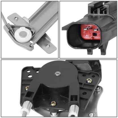 REGULADOR DE VENTANA WINDOW MOTORS & REGULATORS - DODGE DAKOTA 2000-2004 / DODGE DURANGO 1998-2003 - CREW CAB - METALLIC - BARE STEEL / PLASTIC