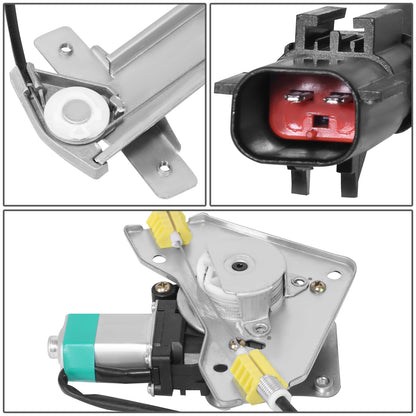 REGULADOR DE VENTANA WINDOW MOTORS & REGULATORS - DODGE DAKOTA 2000-2004 / DODGE DURANGO 1998-2003 - CREW CAB - METALLIC - BARE STEEL / PLASTIC