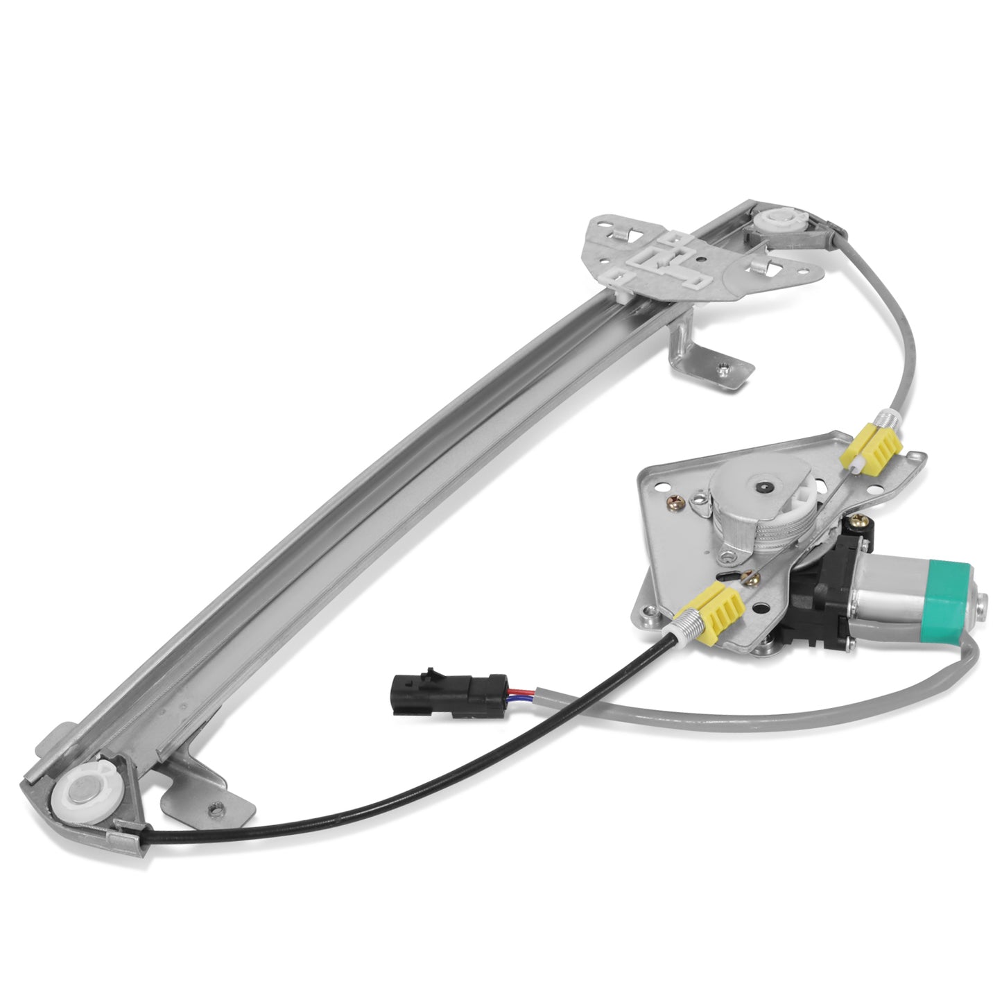 REGULADOR DE VENTANA WINDOW MOTORS & REGULATORS - DODGE DAKOTA 2000-2004 / DODGE DURANGO 1998-2003 - CREW CAB - METALLIC - BARE STEEL / PLASTIC