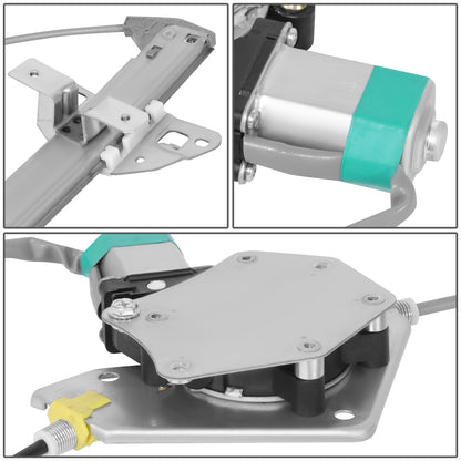 REGULADOR DE VENTANA WINDOW MOTORS & REGULATORS - DODGE DAKOTA 2000-2004 / DODGE DURANGO 1998-2003 - CREW CAB - METALLIC - BARE STEEL / PLASTIC