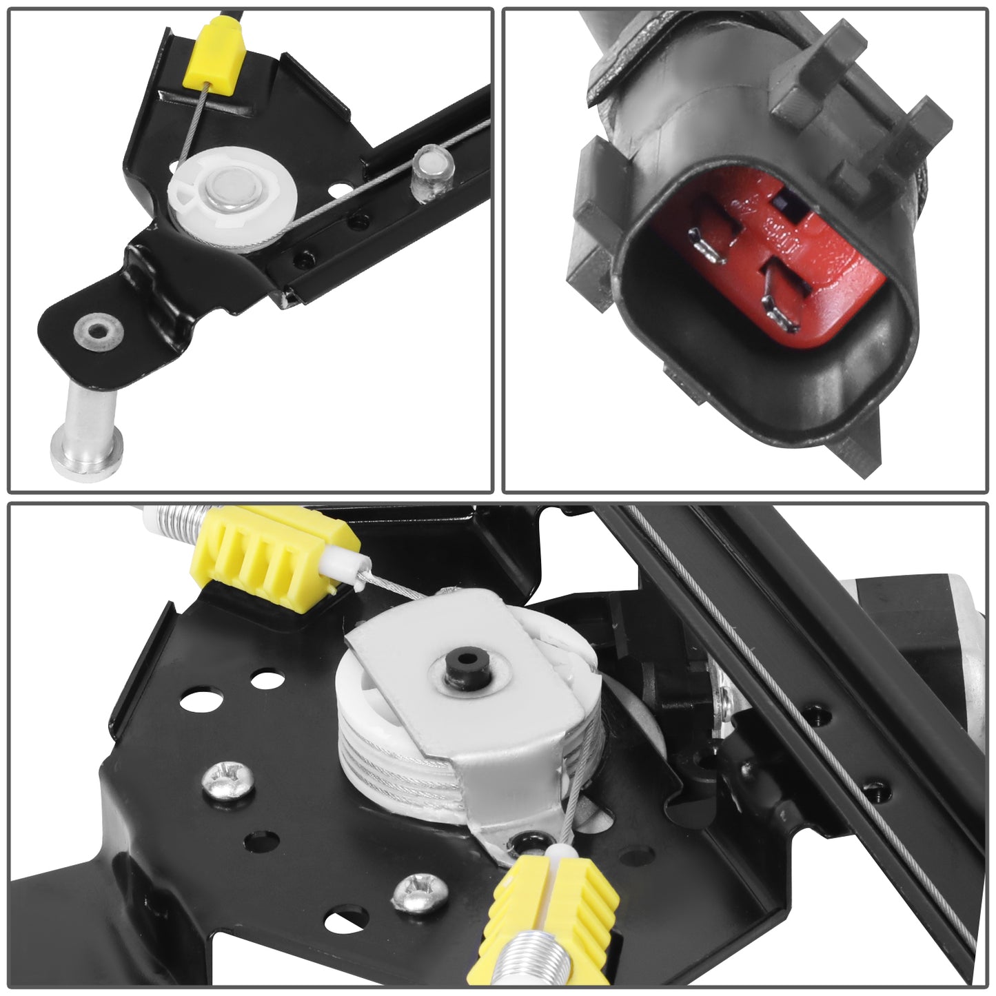 REGULADOR DE VENTANA WINDOW MOTORS & REGULATORS - DODGE CALIBER 2007-2012 - METALLIC - BARE STEEL / PLASTIC